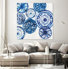 Shibori Rings I by Aimee Wilson on GIANT ART - white abstract