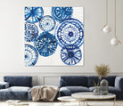 Shibori Rings I by Aimee Wilson on GIANT ART - white abstract