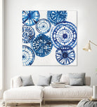 Shibori Rings I by Aimee Wilson on GIANT ART - white abstract