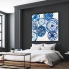 Shibori Rings I by Aimee Wilson on GIANT ART - white abstract