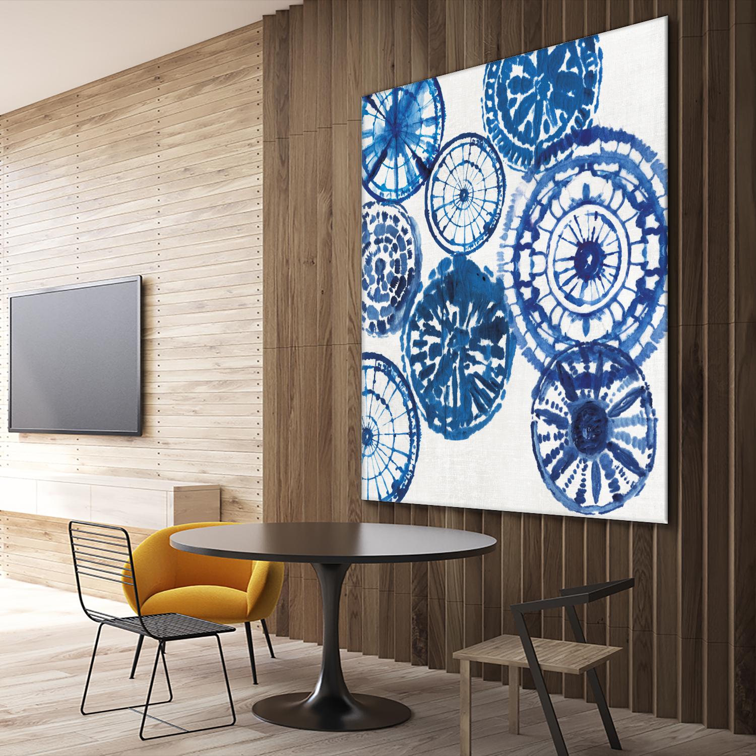 Shibori Rings I by Aimee Wilson on GIANT ART - white abstract
