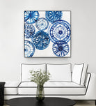 Shibori Rings I by Aimee Wilson on GIANT ART - white abstract