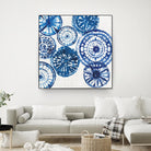 Shibori Rings I by Aimee Wilson on GIANT ART - white abstract