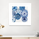 Shibori Rings I by Aimee Wilson on GIANT ART - white abstract