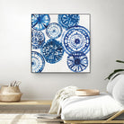 Shibori Rings I by Aimee Wilson on GIANT ART - white abstract