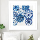 Shibori Rings I by Aimee Wilson on GIANT ART - white abstract