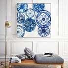 Shibori Rings I by Aimee Wilson on GIANT ART - white abstract
