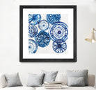 Shibori Rings I by Aimee Wilson on GIANT ART - white abstract