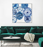 Shibori Rings I by Aimee Wilson on GIANT ART - white abstract