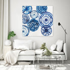 Shibori Rings I by Aimee Wilson on GIANT ART - white abstract