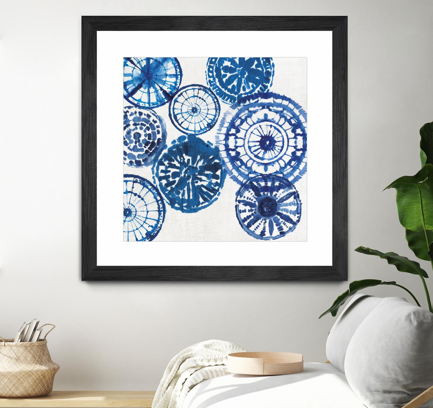 Shibori Rings I by Aimee Wilson on GIANT ART - white abstract