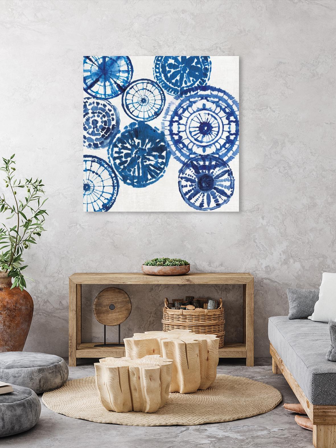 Shibori Rings I by Aimee Wilson on GIANT ART - white abstract