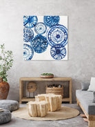 Shibori Rings I by Aimee Wilson on GIANT ART - white abstract