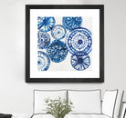 Shibori Rings I by Aimee Wilson on GIANT ART - white abstract