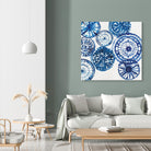 Shibori Rings I by Aimee Wilson on GIANT ART - white abstract