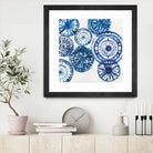 Shibori Rings I by Aimee Wilson on GIANT ART - white abstract