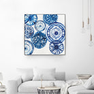 Shibori Rings I by Aimee Wilson on GIANT ART - white abstract