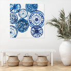 Shibori Rings I by Aimee Wilson on GIANT ART - white abstract