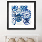 Shibori Rings I by Aimee Wilson on GIANT ART - white abstract