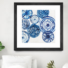 Shibori Rings I by Aimee Wilson on GIANT ART - white abstract