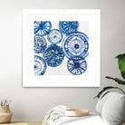 Shibori Rings I by Aimee Wilson on GIANT ART - white abstract