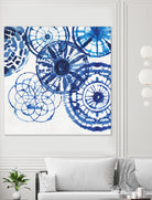 Shibori Rings II by Aimee Wilson on GIANT ART - white abstract