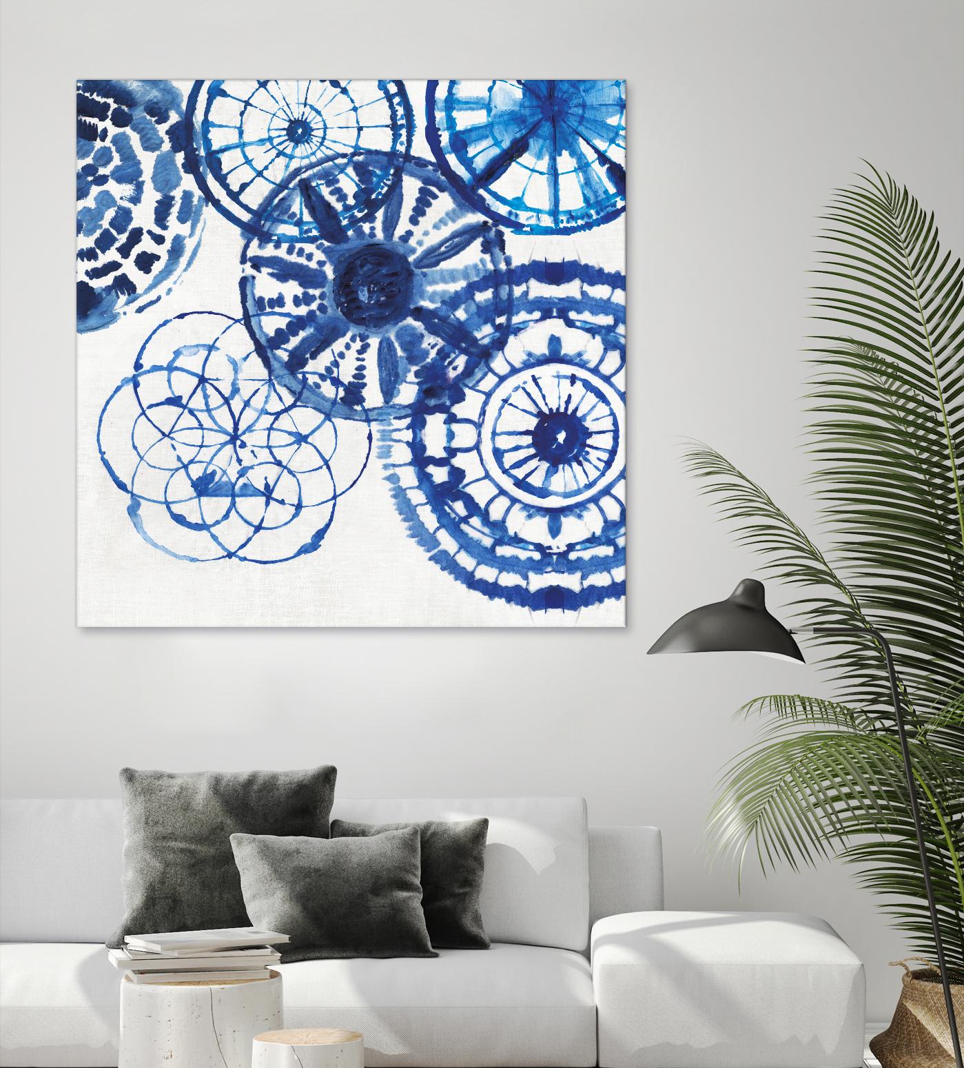Shibori Rings II by Aimee Wilson on GIANT ART - white abstract