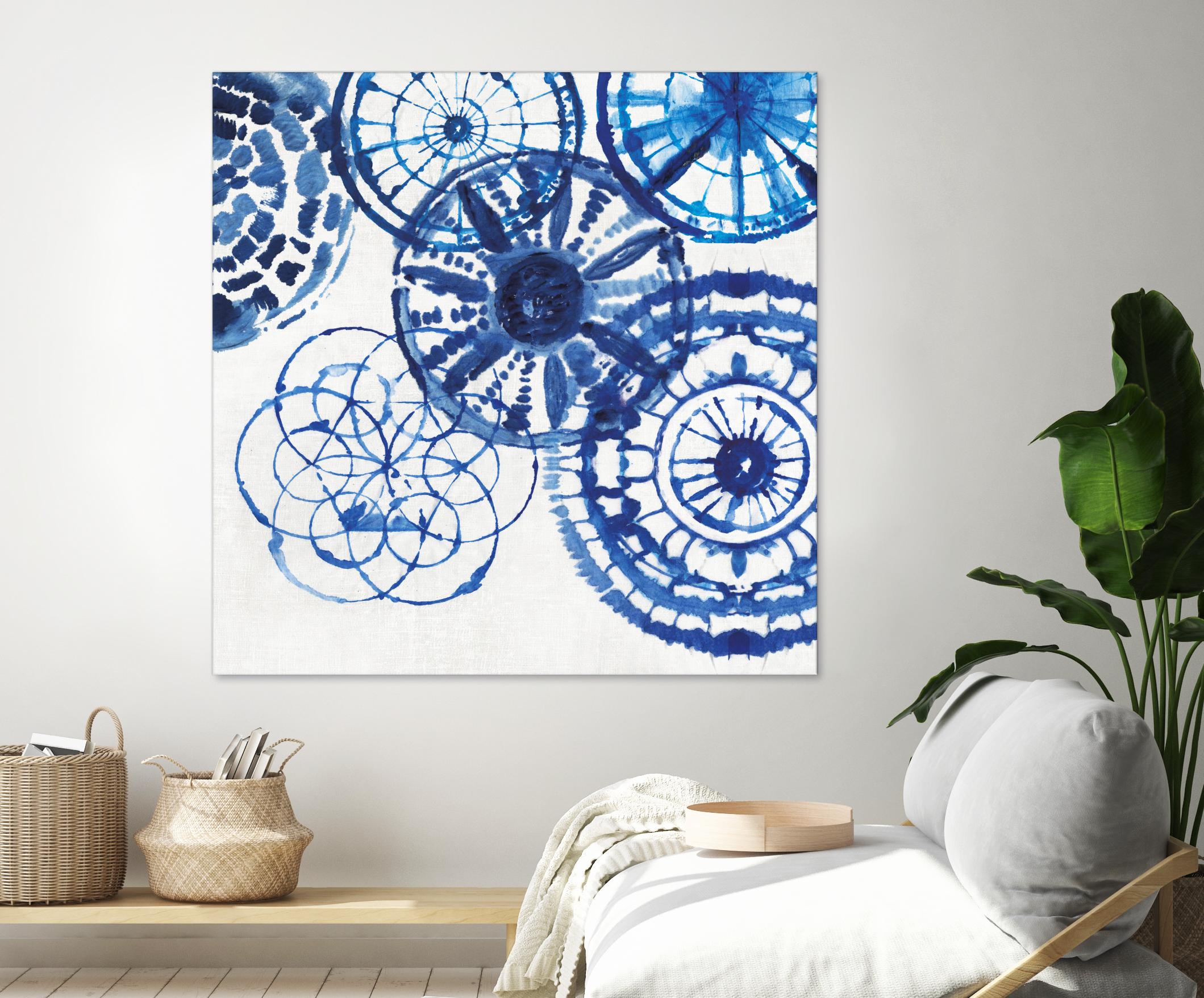 Shibori Rings II by Aimee Wilson on GIANT ART - white abstract