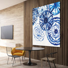 Shibori Rings II by Aimee Wilson on GIANT ART - white abstract