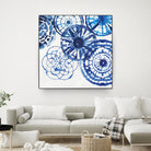 Shibori Rings II by Aimee Wilson on GIANT ART - white abstract