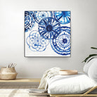 Shibori Rings II by Aimee Wilson on GIANT ART - white abstract