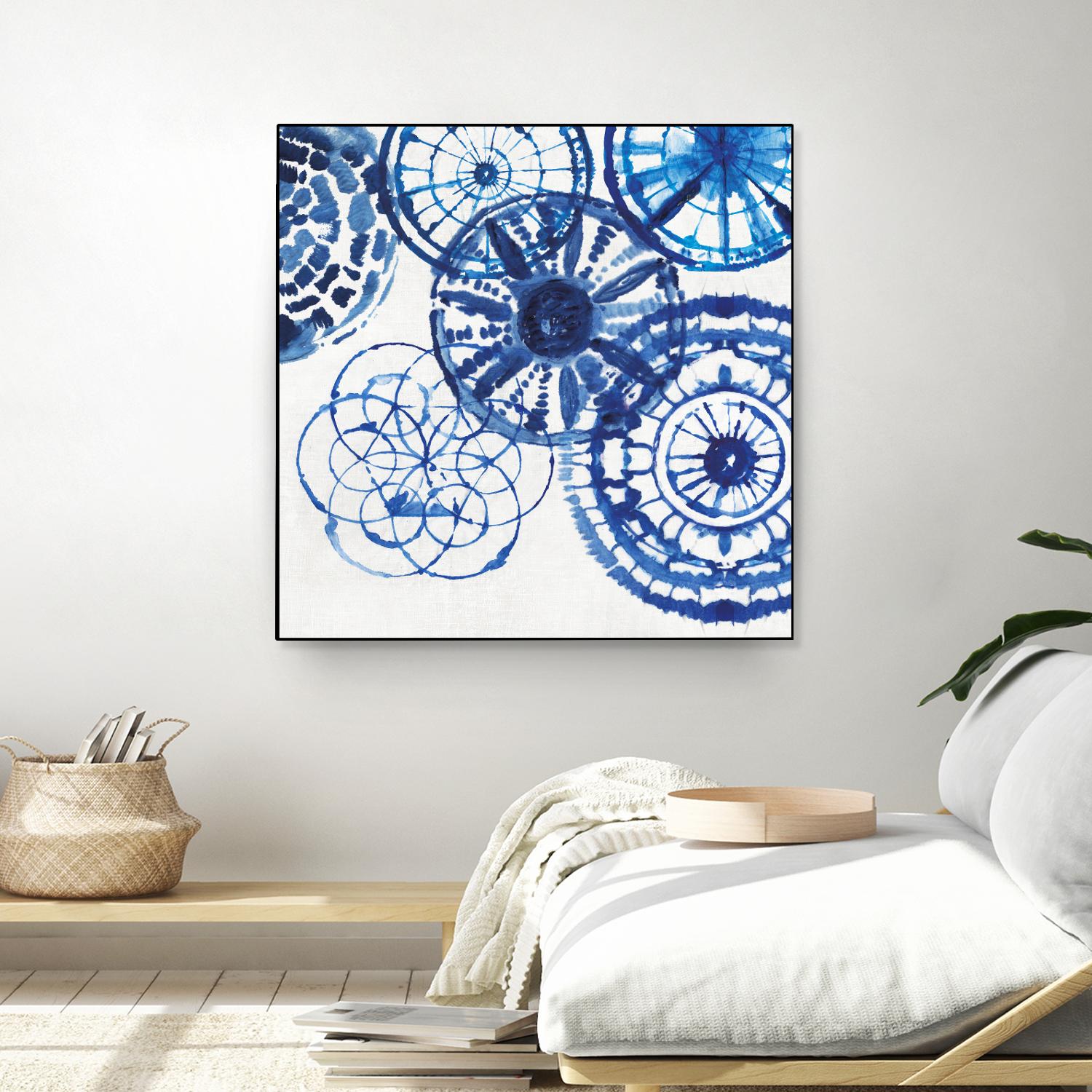 Shibori Rings II by Aimee Wilson on GIANT ART - white abstract