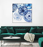 Shibori Rings II by Aimee Wilson on GIANT ART - white abstract