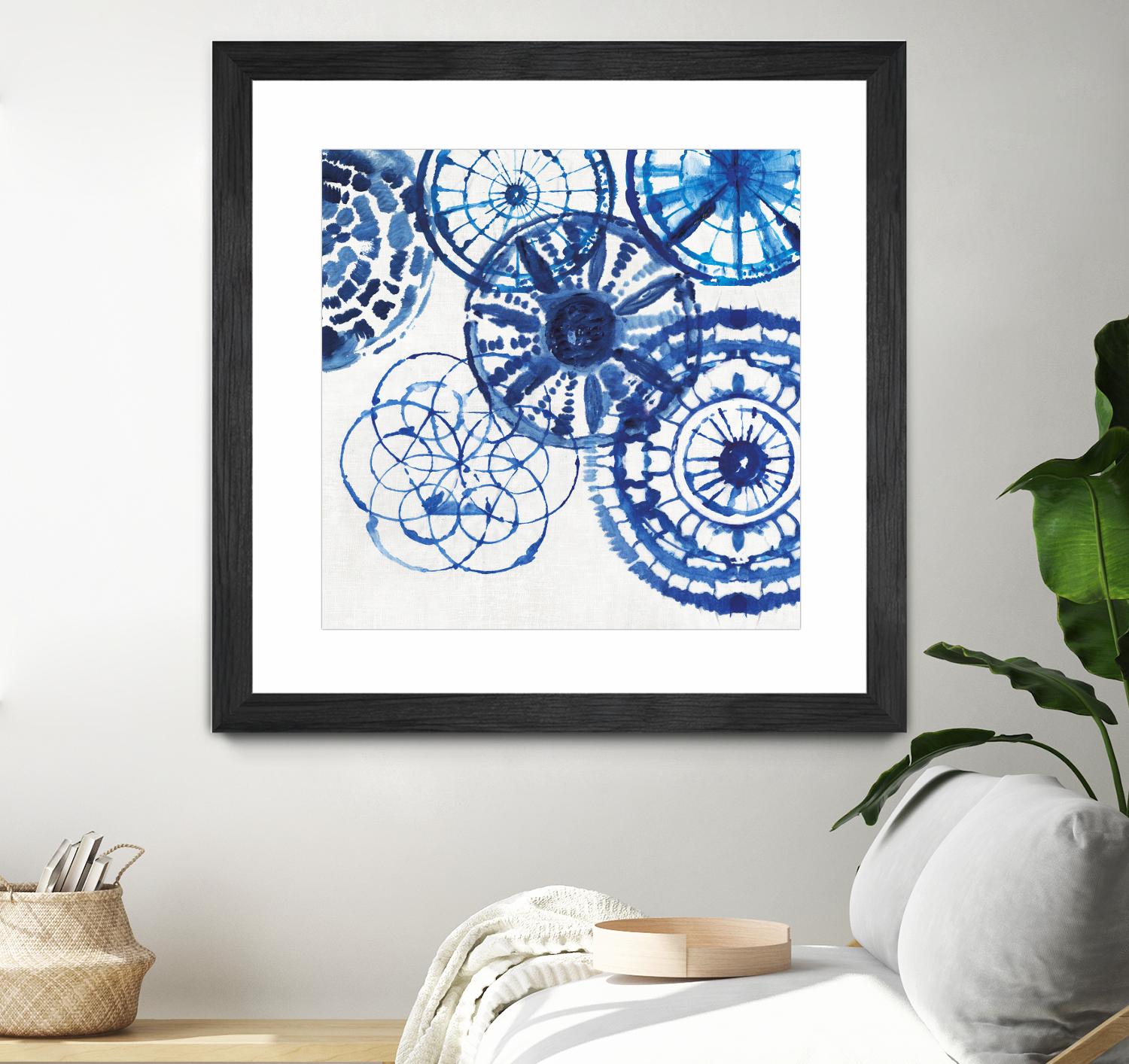 Shibori Rings II by Aimee Wilson on GIANT ART - white abstract