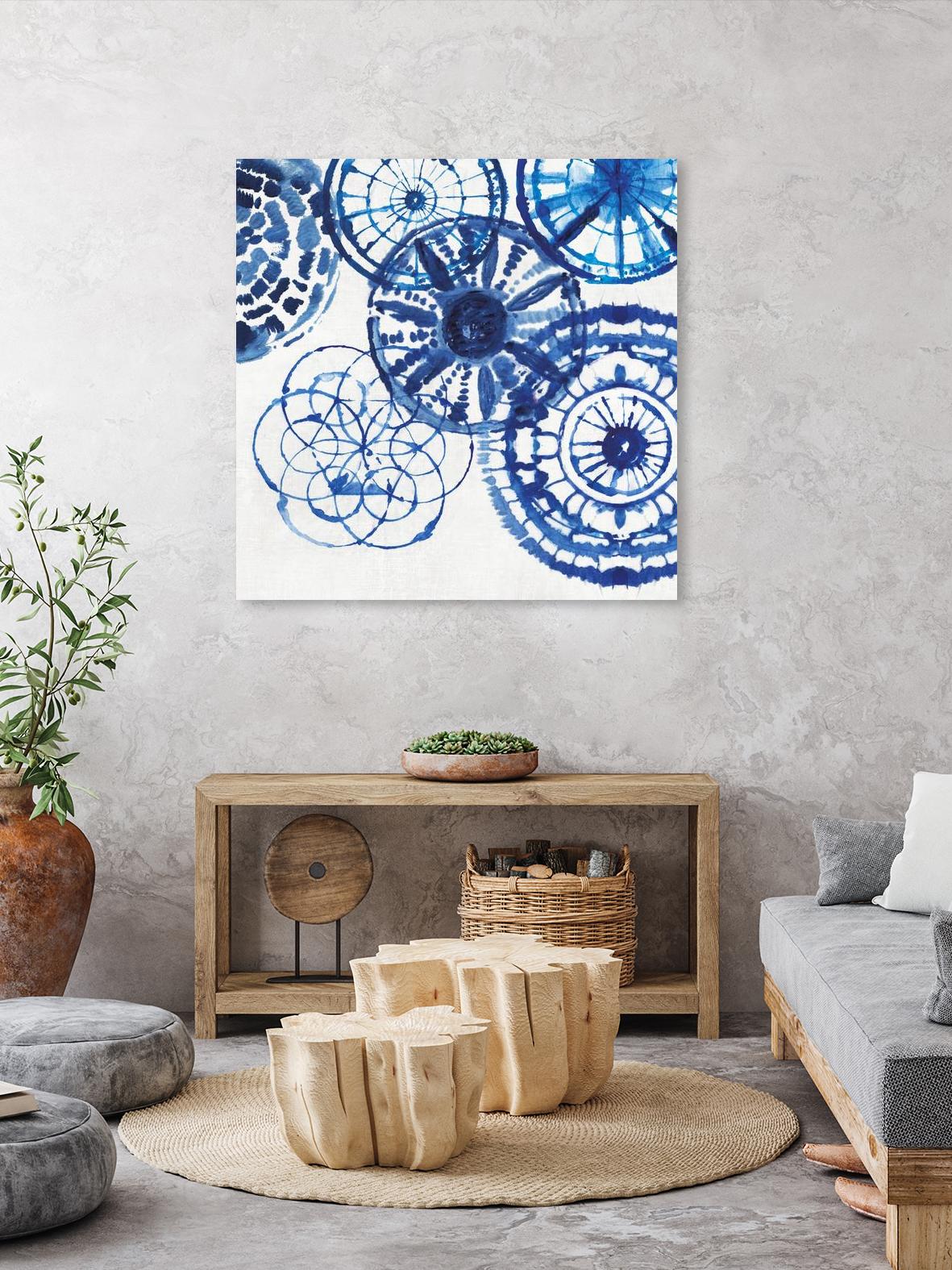 Shibori Rings II by Aimee Wilson on GIANT ART - white abstract