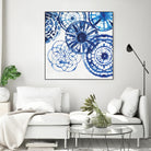 Shibori Rings II by Aimee Wilson on GIANT ART - white abstract