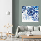 Shibori Rings II by Aimee Wilson on GIANT ART - white abstract