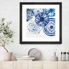 Shibori Rings II by Aimee Wilson on GIANT ART - white abstract