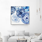 Shibori Rings II by Aimee Wilson on GIANT ART - white abstract
