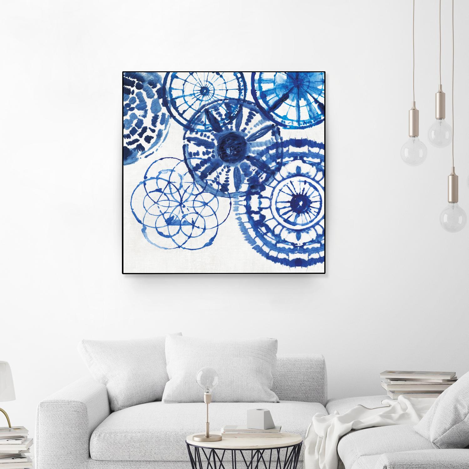 Shibori Rings II by Aimee Wilson on GIANT ART - white abstract