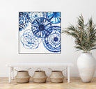 Shibori Rings II by Aimee Wilson on GIANT ART - white abstract