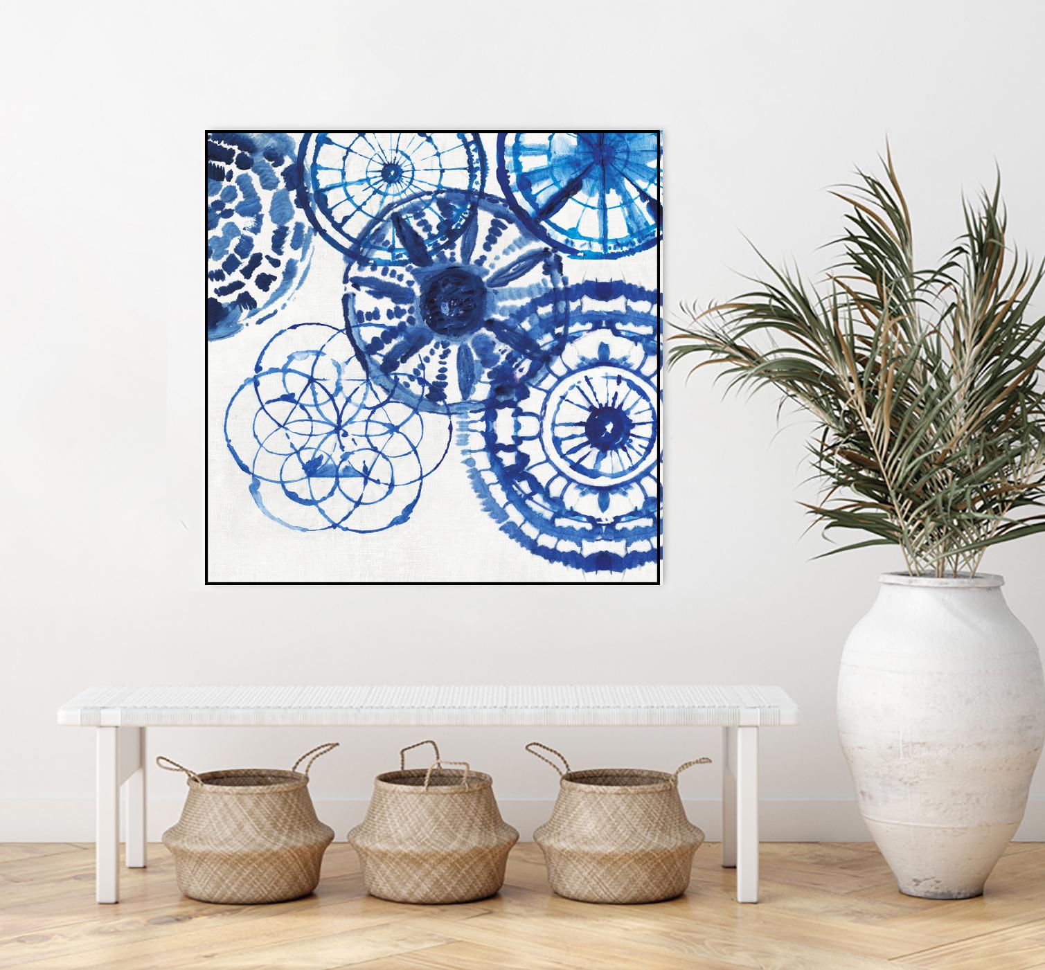 Shibori Rings II by Aimee Wilson on GIANT ART - white abstract