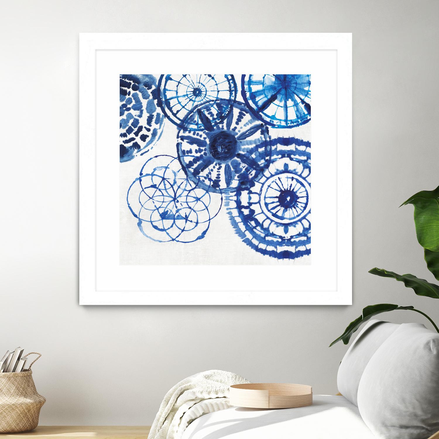 Shibori Rings II by Aimee Wilson on GIANT ART - white abstract