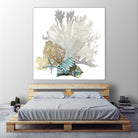 Coral by Aimee Wilson on GIANT ART - turquoise nautical