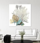 Coral by Aimee Wilson on GIANT ART - turquoise nautical