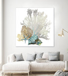 Coral by Aimee Wilson on GIANT ART - turquoise nautical
