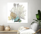 Coral by Aimee Wilson on GIANT ART - turquoise nautical