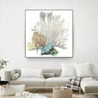 Coral by Aimee Wilson on GIANT ART - turquoise nautical