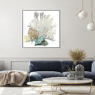 Coral by Aimee Wilson on GIANT ART - turquoise nautical