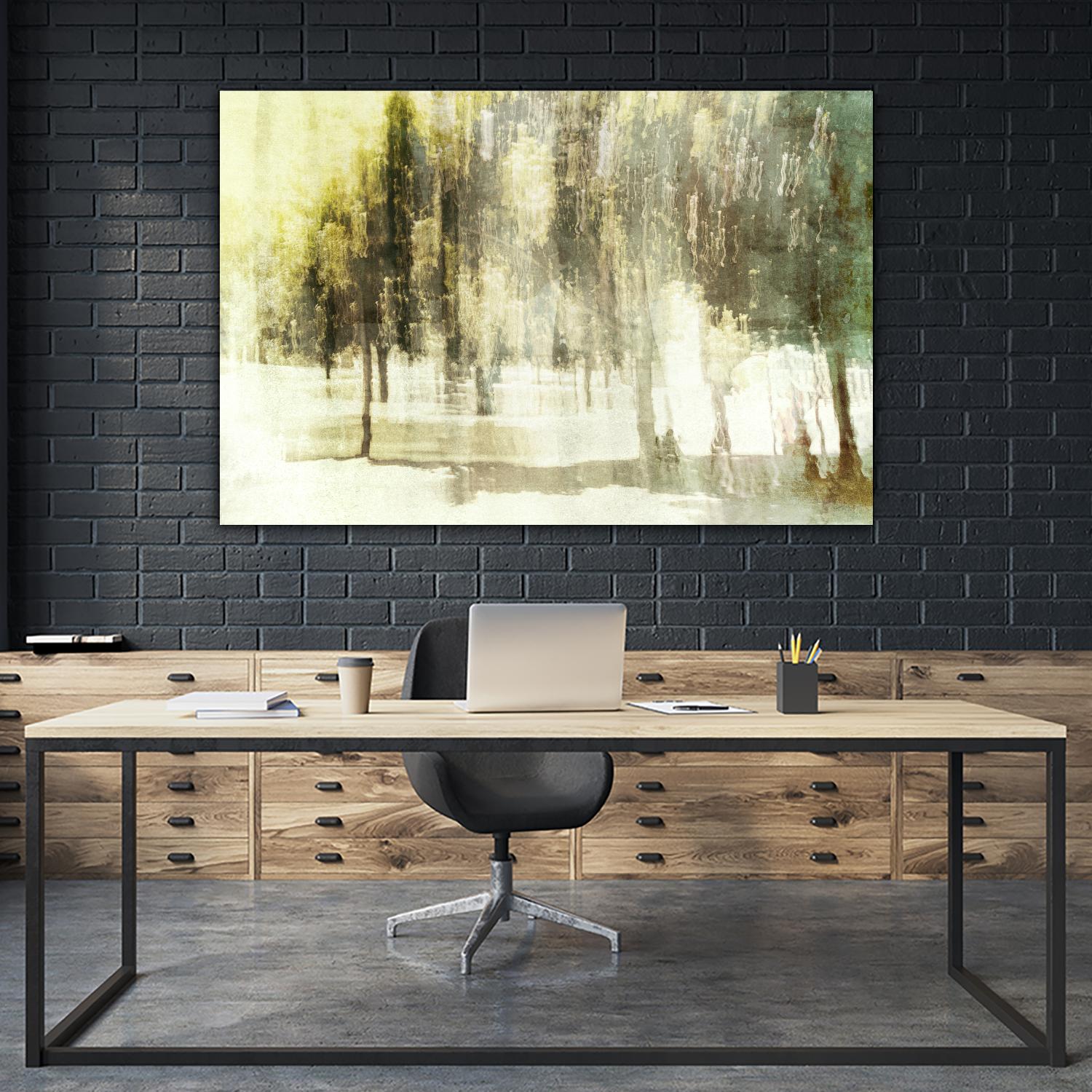 Wood in Motion III by William Cooke on GIANT ART - white abstract